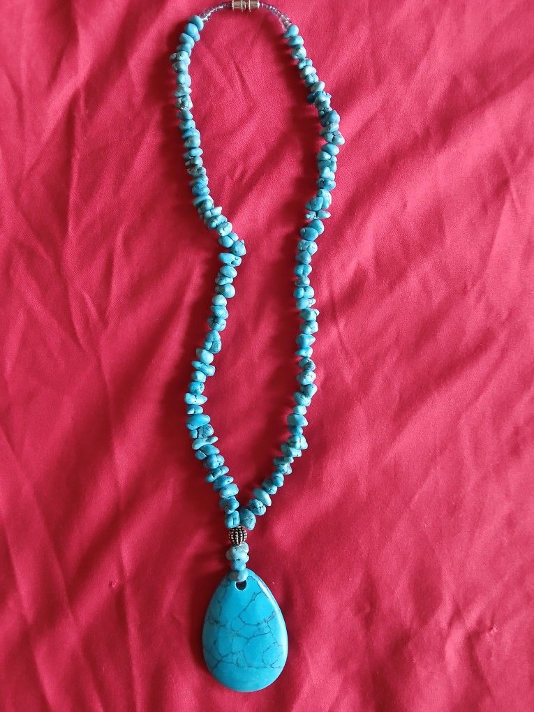 Turquoise Stone Necklace