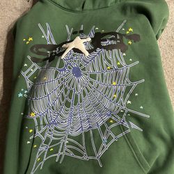 Forest Green Spider hoodie