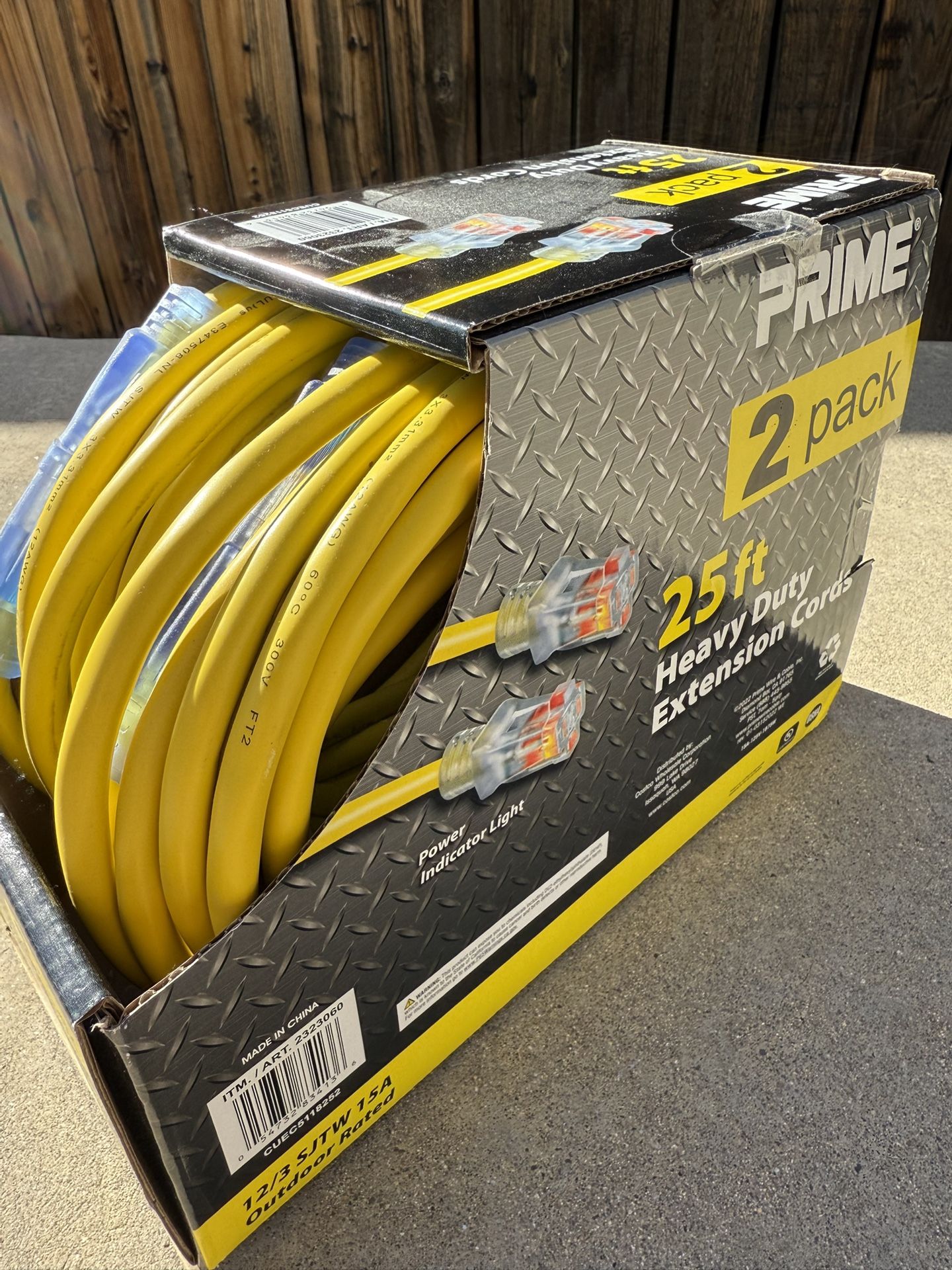 Extension Cord 2 By 25 Feet Each