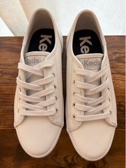 Girls Keds white sneakers size 2.5