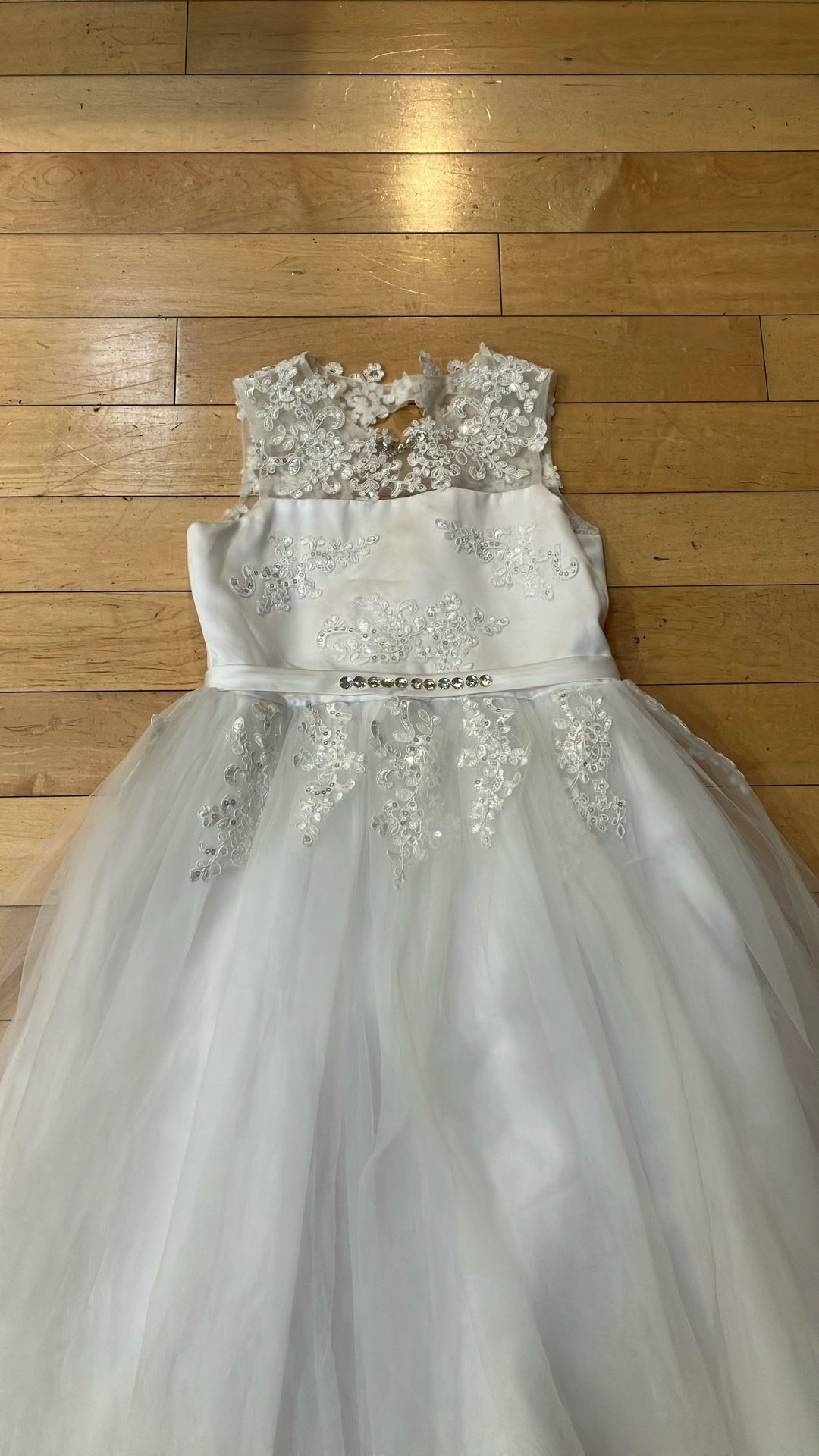 First Communion Dress And Veil
