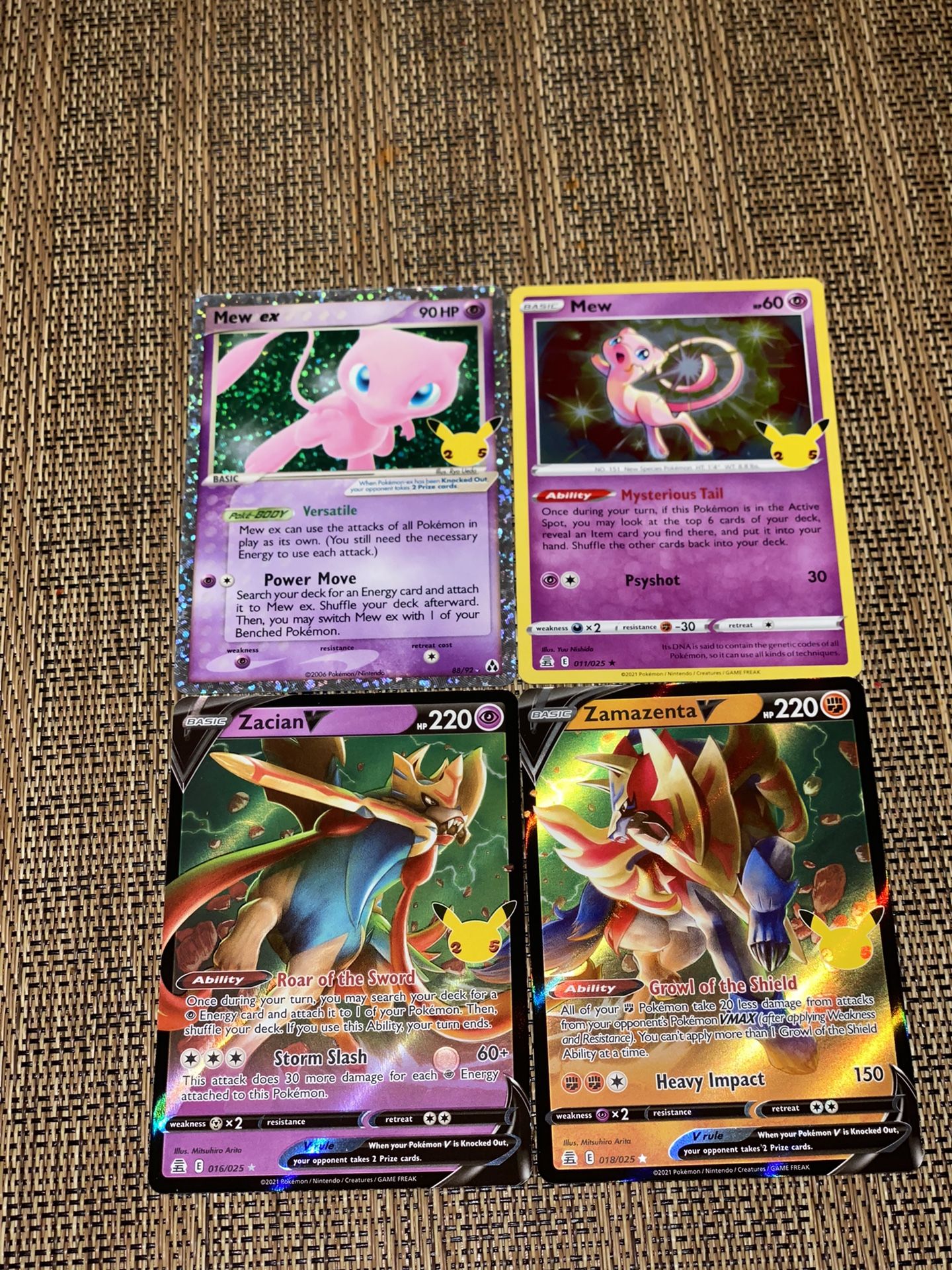 Celebrations Pokemon Cards Bundle