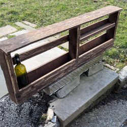 Glass/wine/bar/rack (hand Made)