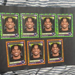 Malik Nabers Rookie Lot 7 Cards 2024 Score Green Bats And Orange Pumpkins #37
