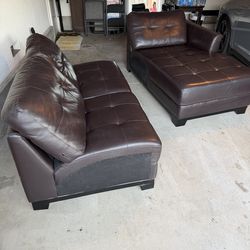 Brown Sofa Set