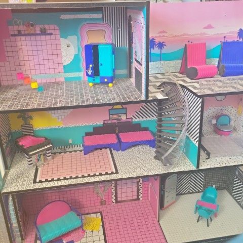 Lol Wooden Doll House
