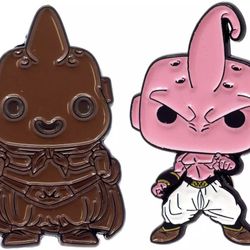 Funko POP! Pins Dragon Ball Z Kid Buu and Majin Buu (Chocolate) 2-Pack Exclusive