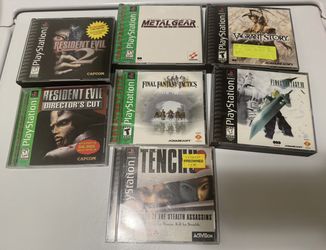 PlayStation Games For Sale Resident Evil Vagrant Story Final Fantasy Metal Gear Tenchu 2