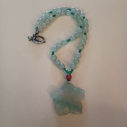 Antique Burmese Jadeite Necklace 