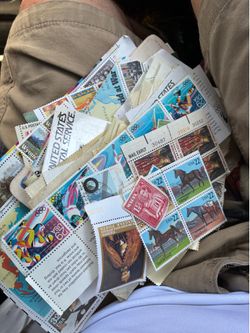 $200 of unused stamps.