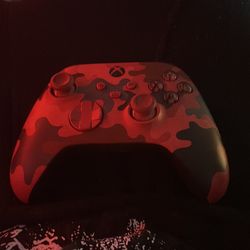 red camo xbox controller