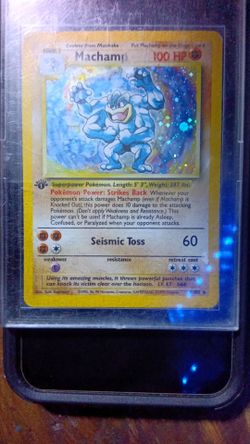 First edition Pokemon cards