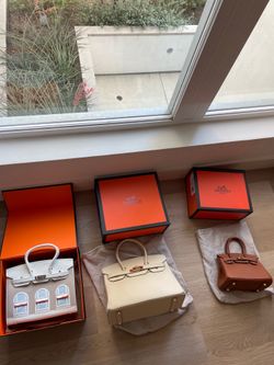Authentic Hermes Bags with box and dust bag