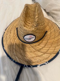 Dodgers straw hat