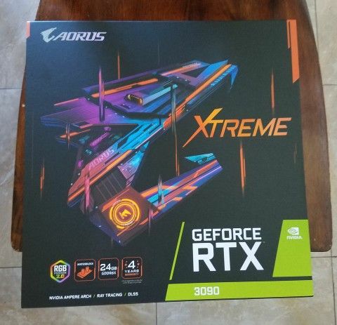 GIGABYTE AORUS GeForce RTX 3090 XTREME WATERFORCE New Sealed