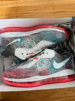 Nike LeBron VIII V/2 Low QS – White/White/Solar Red
