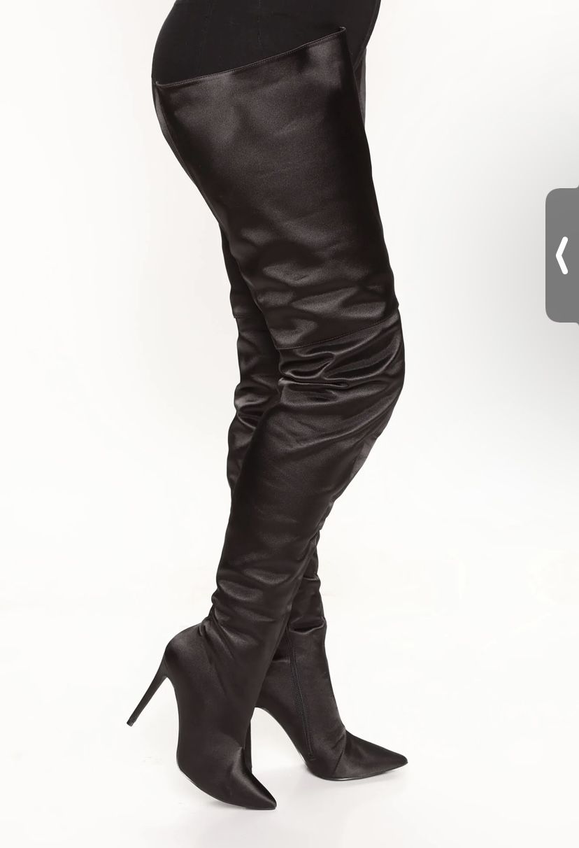 Over The Knee Boots-Black