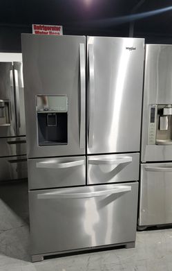 Whirlpool 4-Door Stainless Steel Refrigerator
