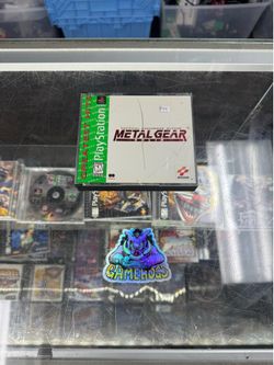 Metal Gear Solid PS1 $45 Gamehogs 11am-7pm