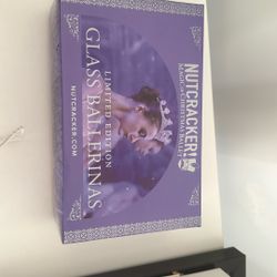 Nutcracker Magic Of The Christmas  Ballet, Limited Edition Glass Ballerinas