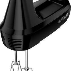 Black &Decker  Hand Mixer with Attachments fo cakes and pther baking needs - Black