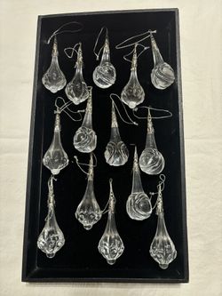 Lot Of 14 Acrylic Christmas Decorations