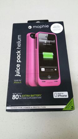Mopie Juice Pack for iPhone 5/5S ,Pink
