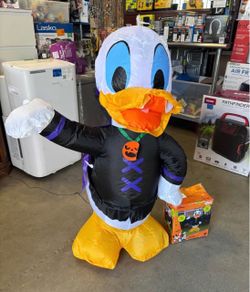 3.2 ft LED Vampire Donald Duck Halloween AirBlown Inflatable