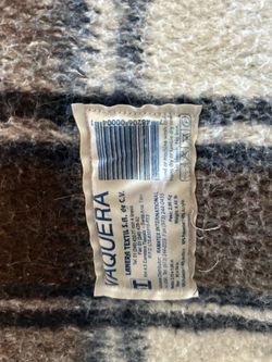 Wool blanket throw