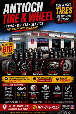 Huge tires sale financial available