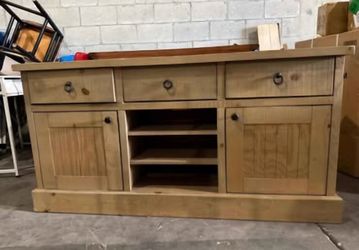 Rustic Wooden Sideboard Buffet