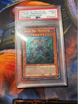 Yugioh destiny hero dreadmaster 1st Ed. Ultimate Rare PSA9
