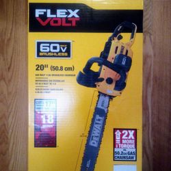 DeWalt 60V Flex Volt 20 Inch Chainsaw Tool Only 