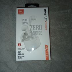 JBL TUNE FLEX Wireless Earbuds (White)