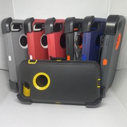 For iPhone 6, iPhone SE , iPhone 7/8 Case With Belt Clíp And Built-in Screen Protector 