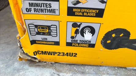 Dewalt push mower