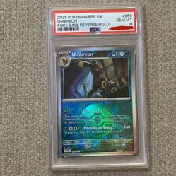 Umbreon Pokeball PSA 10