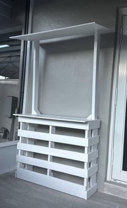 Wood Farmers Market Stand Or Event Decor 