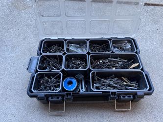 Husky parts screws container organizer w stuff