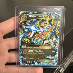XY Mega Charizard Ex Pokemon Card 