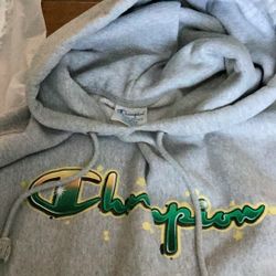 OLD SCHOOL GRAFFITI CHAMPION REVERSE WEAVE HOODIE - XL