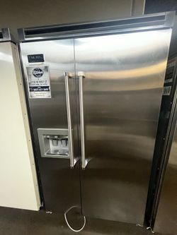 VIKING 48”WIDE BUILT IN TWO DOOR REFRIGERATOR