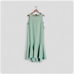 For Cynthia New! Linen Blend Midi Dress