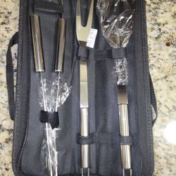 Stainless Steel Grill Set