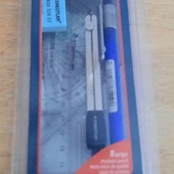 New Sealed STAEDTLER Geoset Supreme With Case - 8Pc Set Of Instruments 