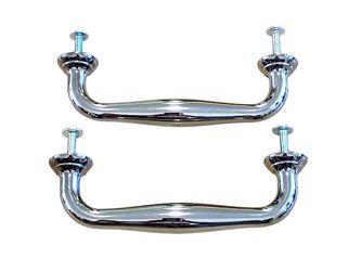 Drawer Pulls Handles Ikea Chrome Stainless Steel Metal 5" Silver 11 for $100 or 2 for $20 New Never Used