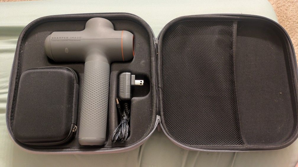 Sharper Image (contact info removed) Power Percussion Deep Tissue Massager - Gray