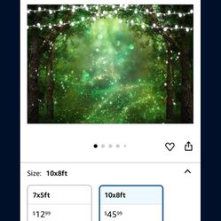 Forest Fairy Enchanted Backdrop 