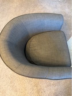 Pair of Swivel Accent Scandinavians Chairs