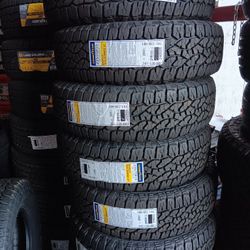 4 New Tires Installed/ Nuevas Llantas Instaladas 235/75/15 Good Year Tires
